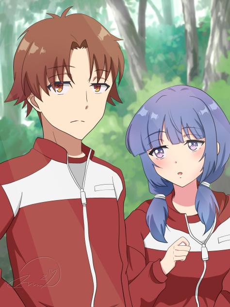 綾小路と森下藍　よう実