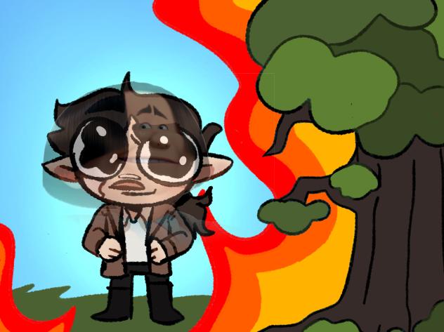 he's just a silly guy