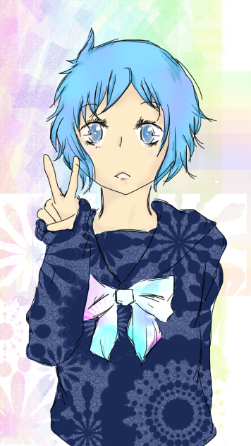 華の女子高生。