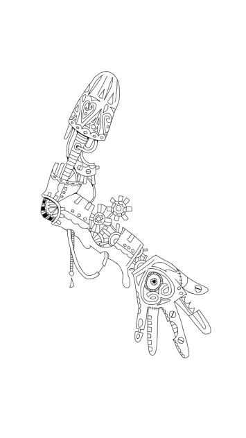 腕だけ描きたかった