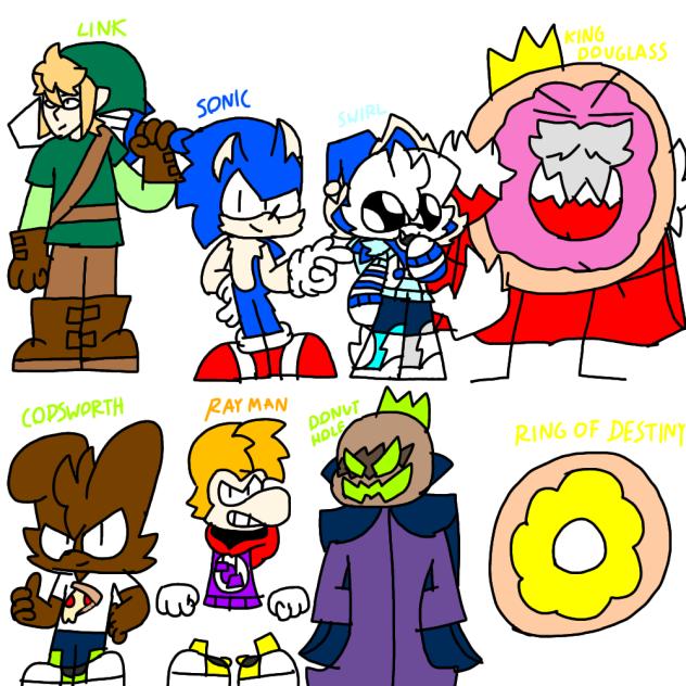 (Swirl's) Donut Quest Characters