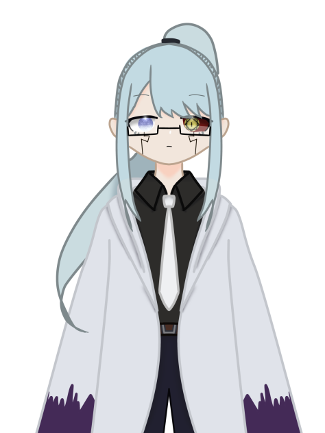 黒縁メガネのアビスくん