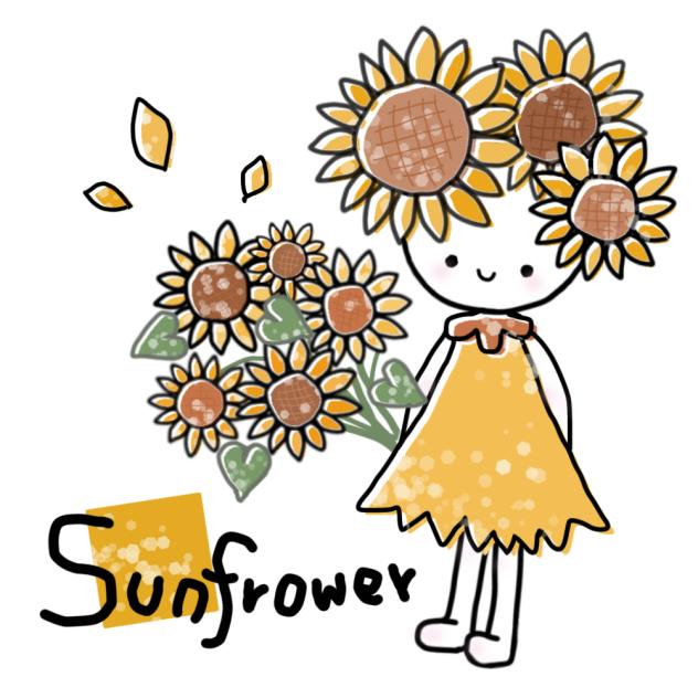 sunflower girl