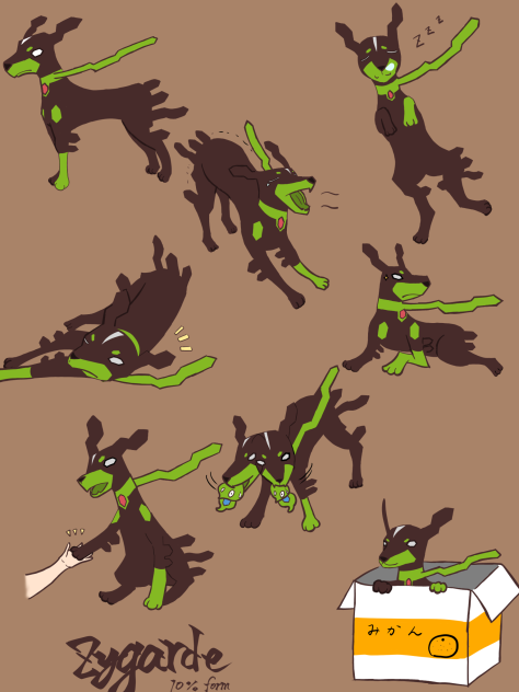 ジガルデわんこ盛り合わせ