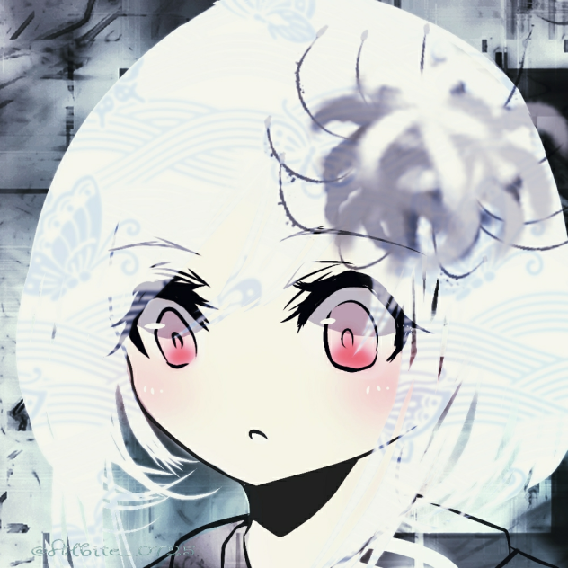 曼珠沙華ちゃん白　超落書き