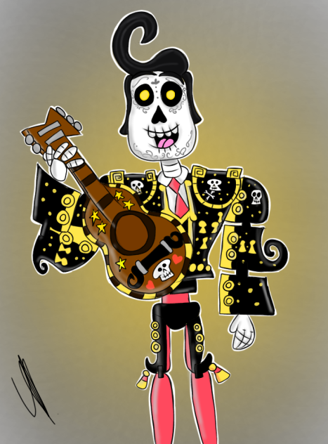 Manolo Sánchez book of life 💛💀🧡
