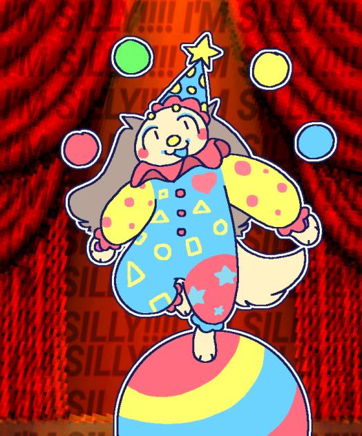Clown pup oc for BookWorm X3