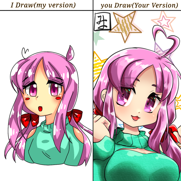 I draw you draw with  Steva Nessa