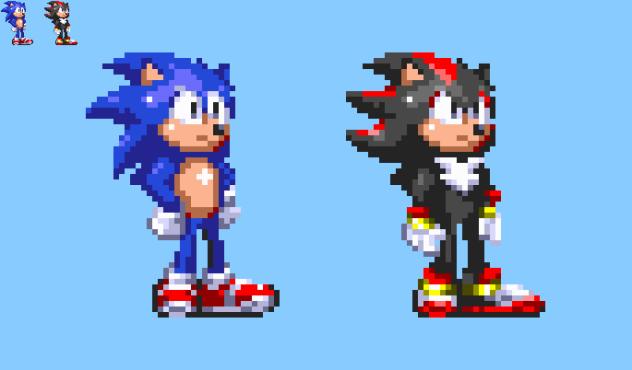 Movie Sonic and Shadow (S3 Style)