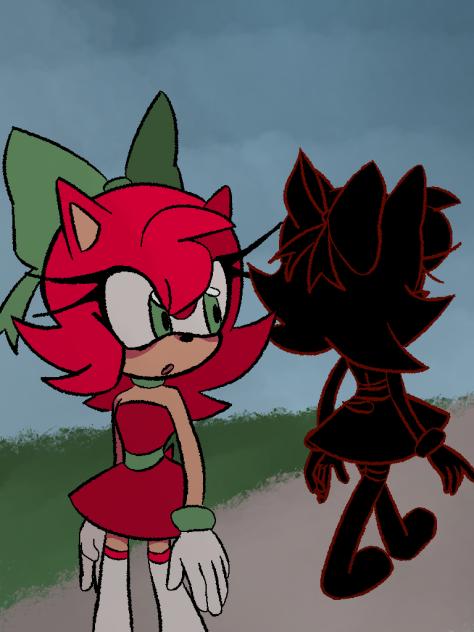 Strawberry's shadow