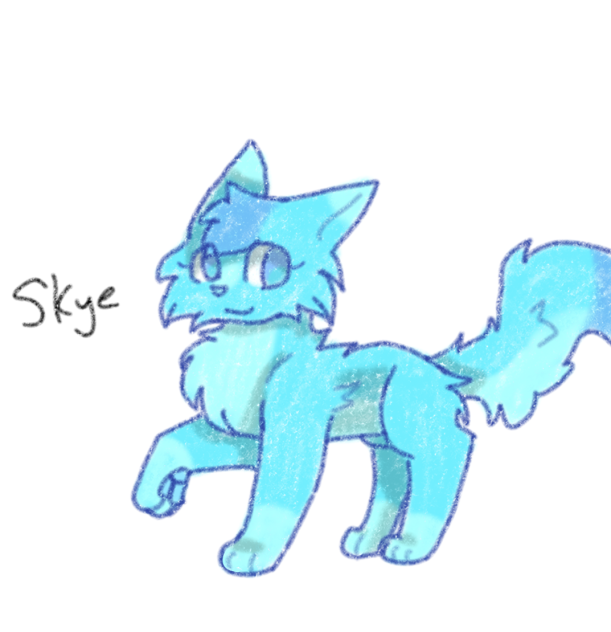Skye but only using the texture pen