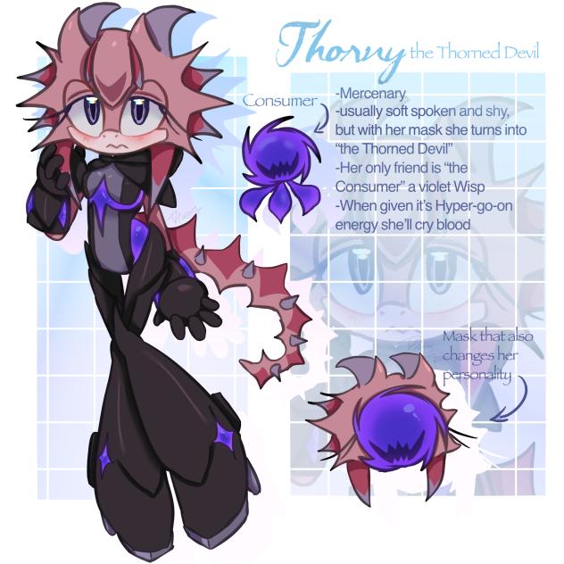 Thorny the Thorned Devil (Sonic OC)