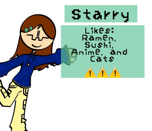 Starry ref sheet