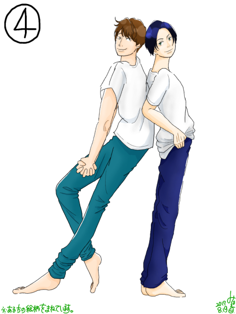 #いいねした人の絵柄を真似してバレたら負け　4