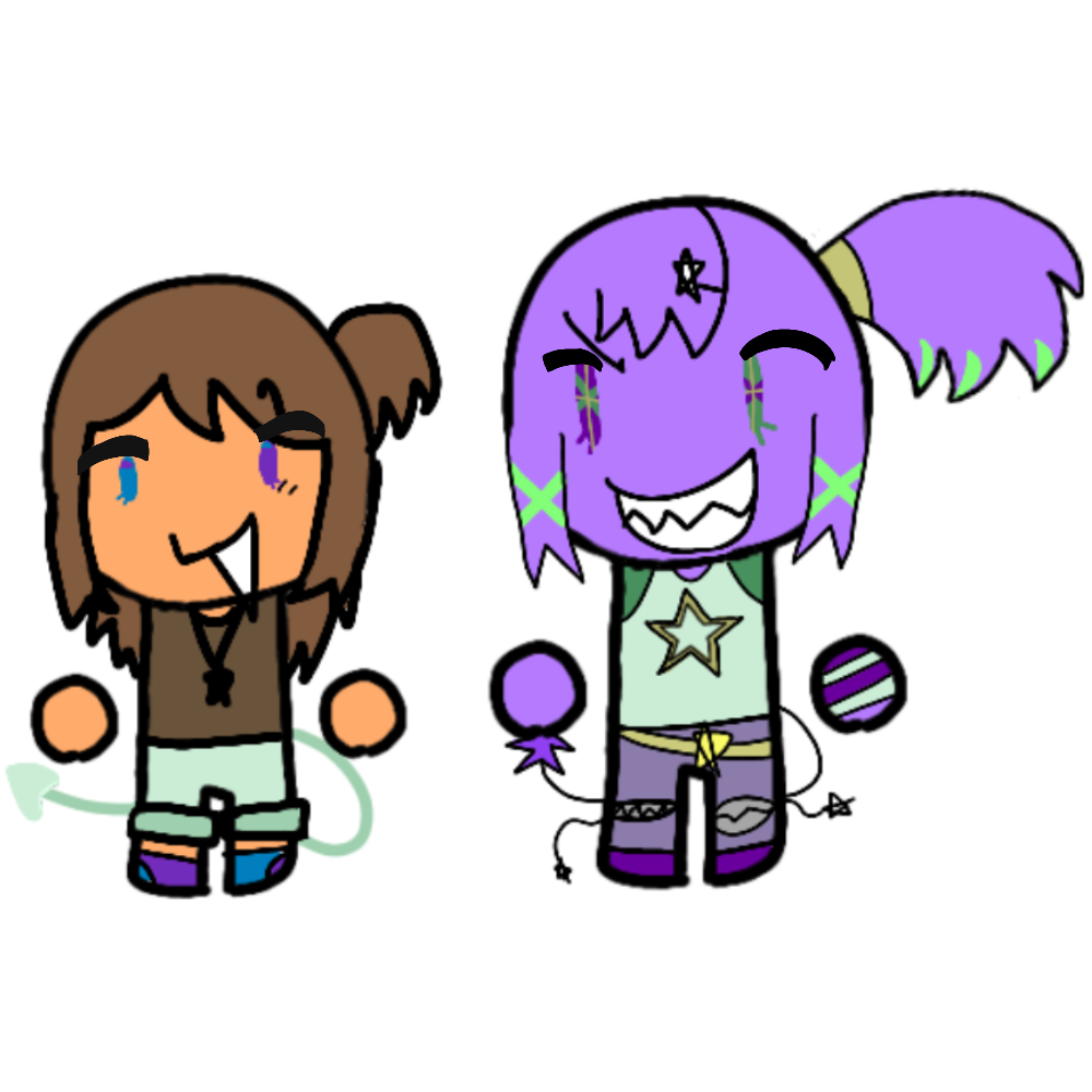height difference of my old&new persona - ibisPaint