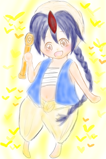 アラジンとウーゴくん Ibispaint