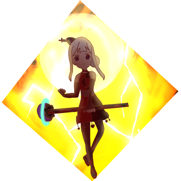 Thunder and fire background