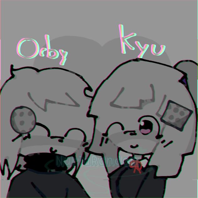 Orby and Kyu ^^ {Snackcore}