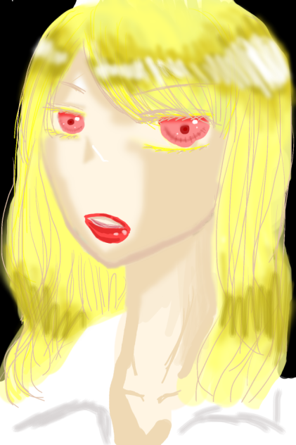 金髪赤目 Ibispaint