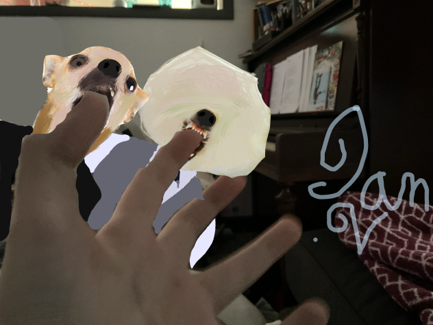 Ow they bit my finger