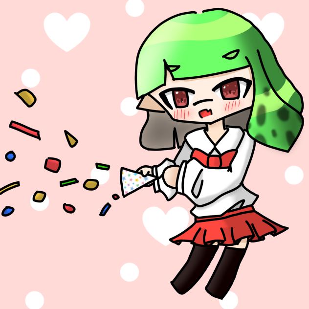 ペン貰ったイラスト