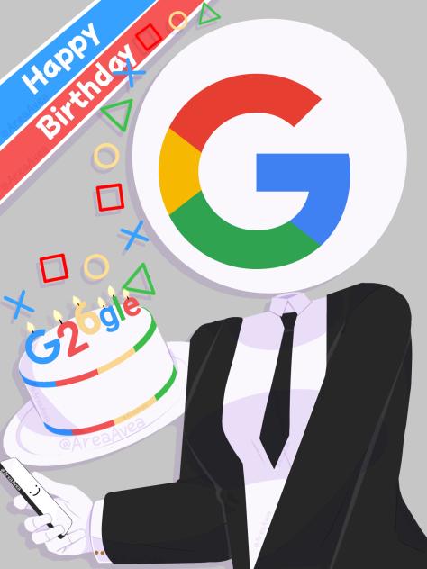 Happy birthday to Google 🥳🎉