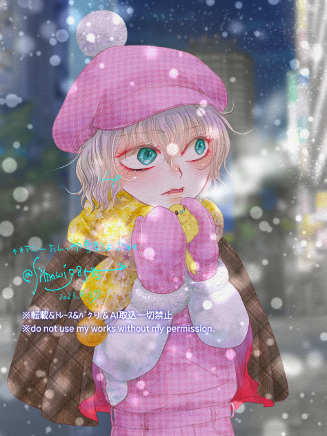 すげー雪降ってきたよ❄️