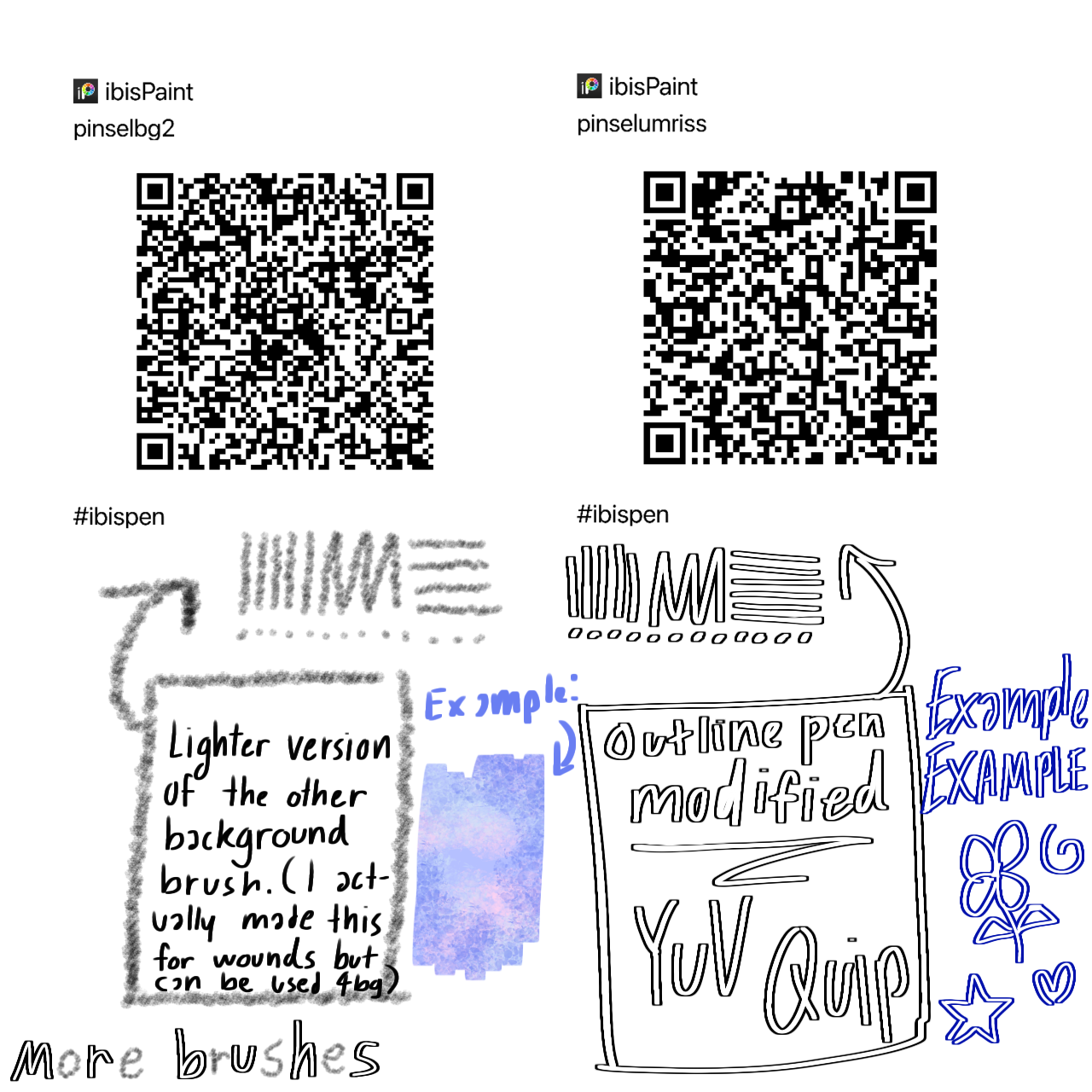 More brushes I use - ibisPaint