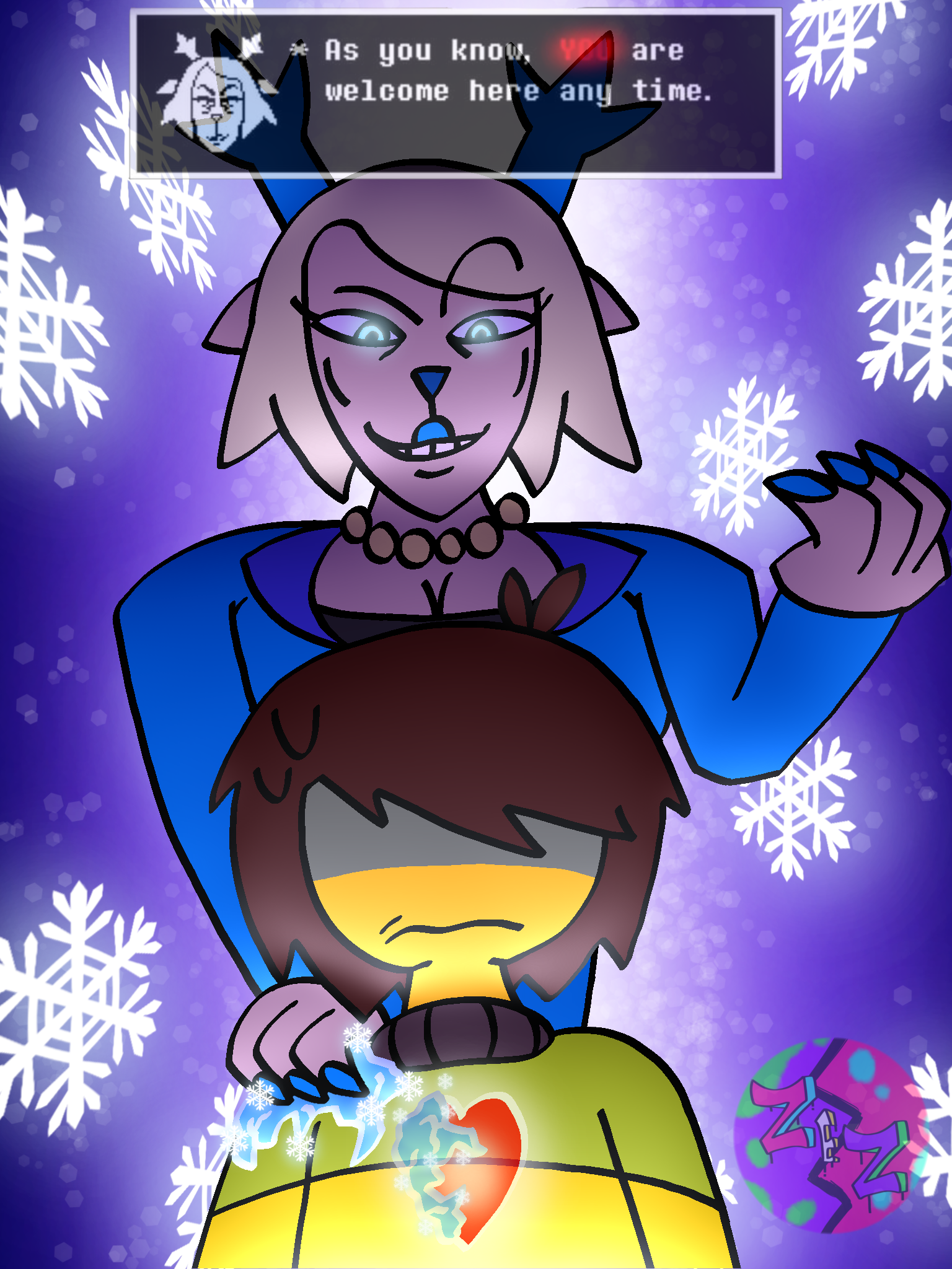 YOU are welcome here any time. 🦌🧊 - ibisPaint