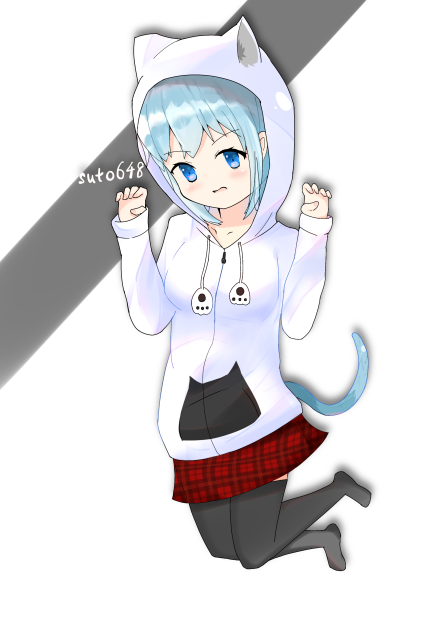 猫パーカーちゃん