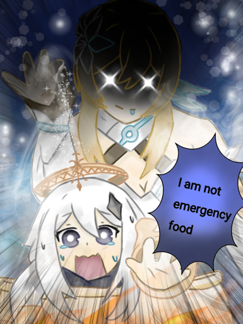 i am not emergency food !!!