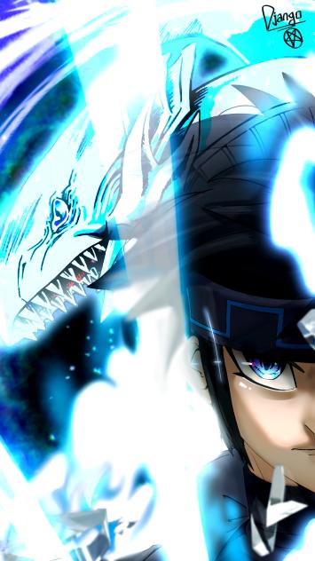 Blue-eyes entity - ibisPaint