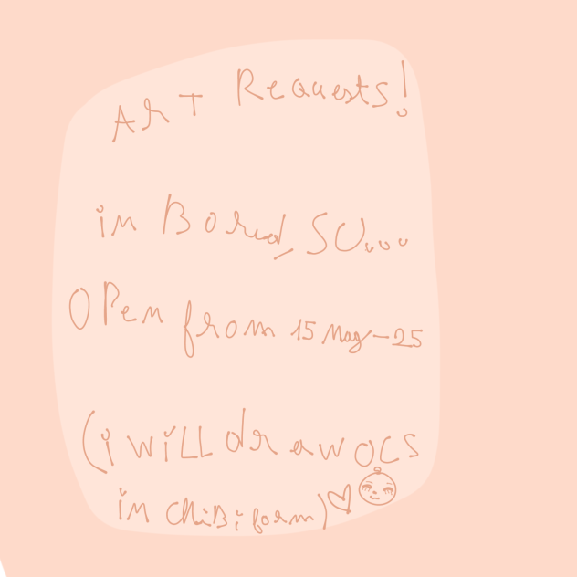 Art request are open!