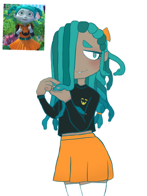 creepy caroline from vampirina