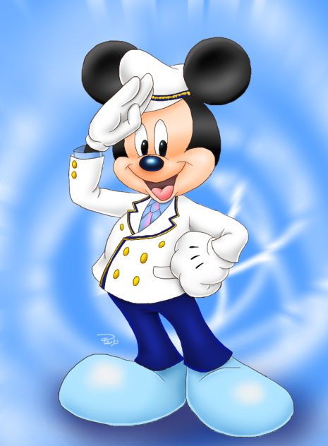 ⭐️オリエンタルランド　ミッキーイラスト クルーズディレクター ミッキー - ibisPaint