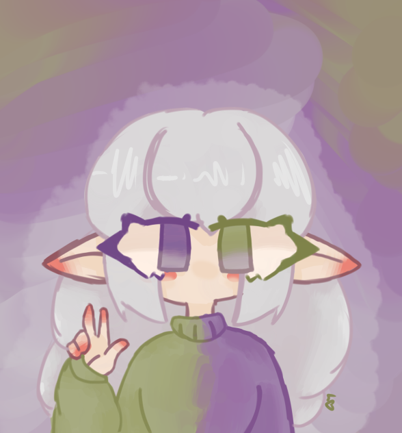 Trying out a new art style! - ibisPaint