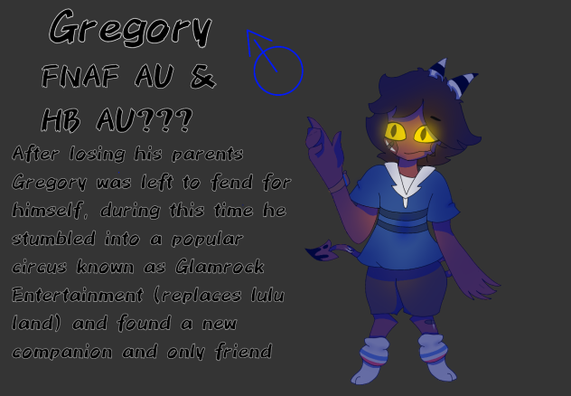 Gregory as a hell born 💜