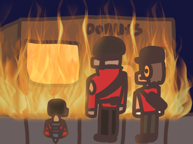 tf2 offense team burn down my donuts