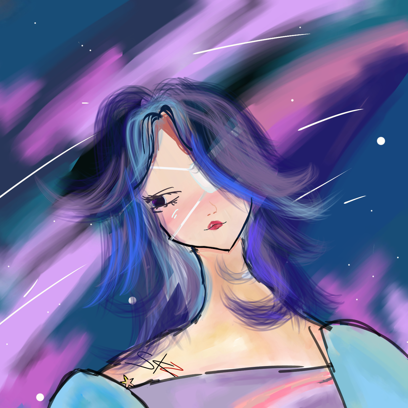 midnight 🌌 - ibisPaint