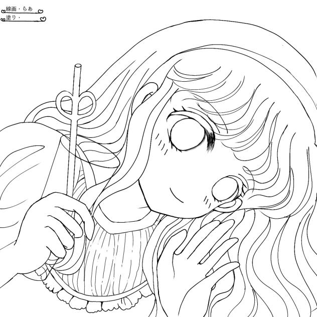 線画・楽しんでる？（Are you enjoying？）