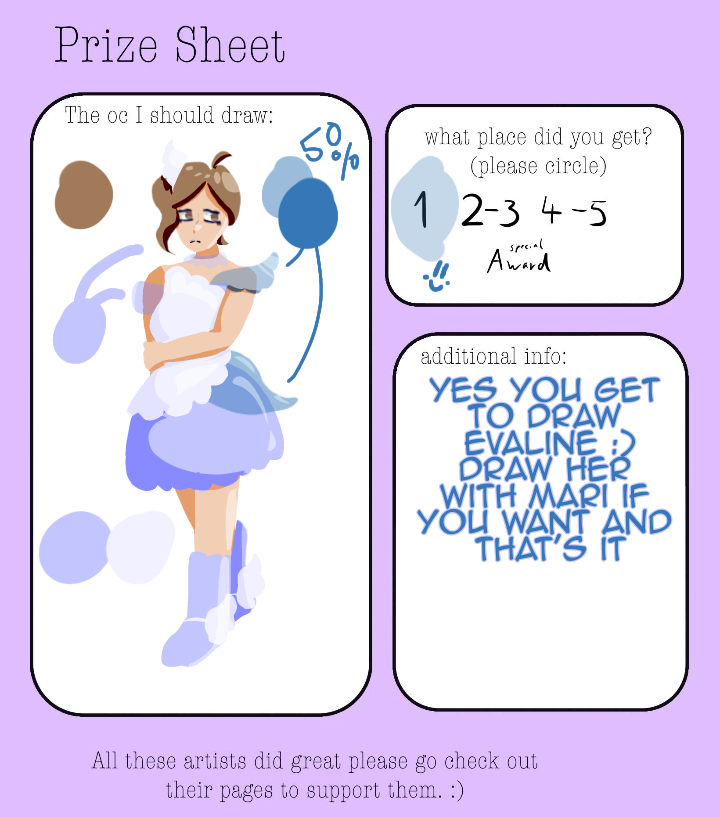 prize sheet - ibisPaint