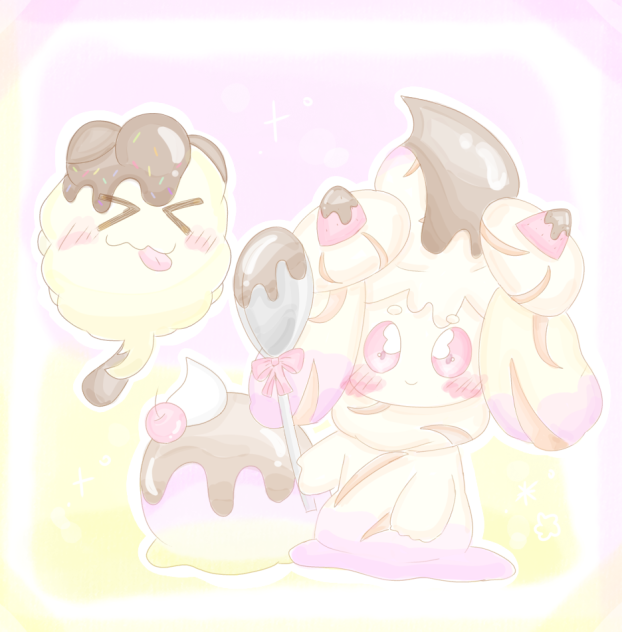 マホイップとペロッパフ✨
