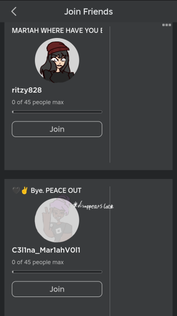 Roblox profiles!