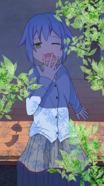 ねむちゃん日向ぼっこ