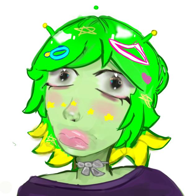 FIRST TIME DOING JELLY ART STYLE 👾💚🩵🧿🔮👾