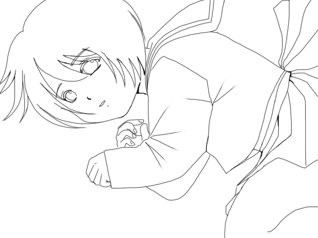 線画です