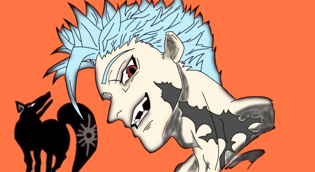 Dibujo a Ban el zorro Nanatsu No Taizai
