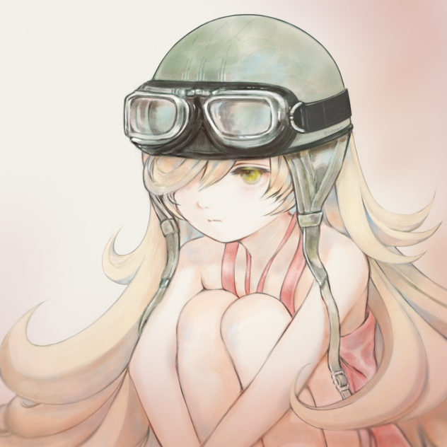 座り込んでる忍野忍