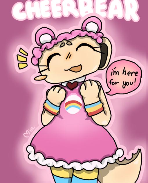 cheerbear shelly is here for you!!