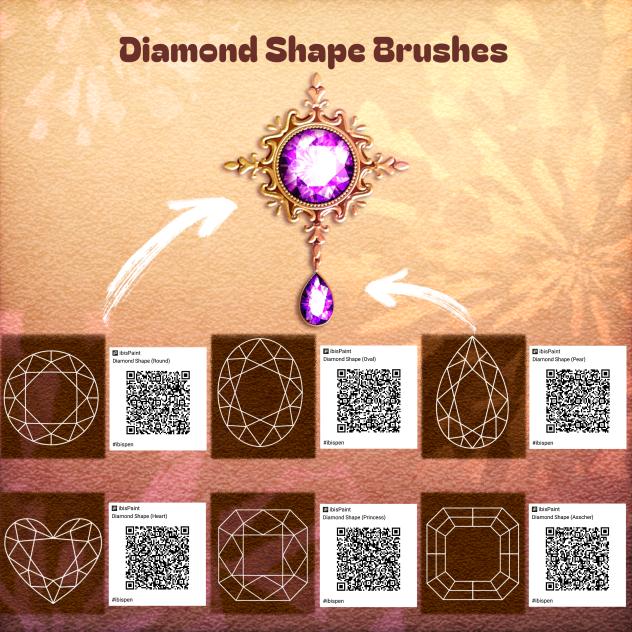 Diamond Shape Brushes